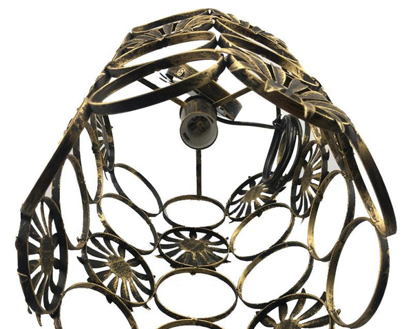 Floral Hallow Out Pendant Lamp
