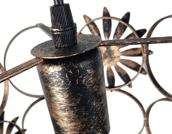 Floral Hallow Out Pendant Lamp