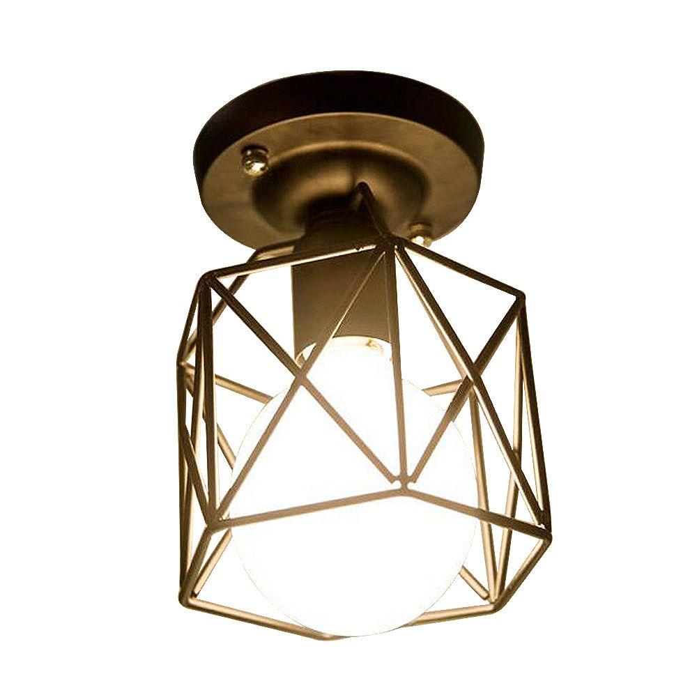 Iron Square Vintage Pendant Lamp