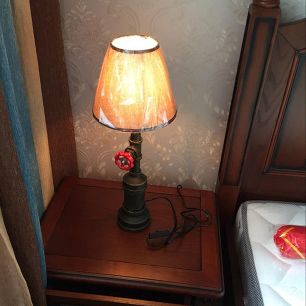 Creative Retro Water Pipe Table Lamp
