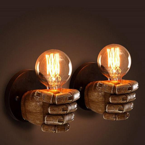 Hand Shape Retro Sconce