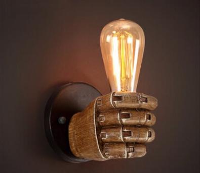 Hand Shape Retro Sconce