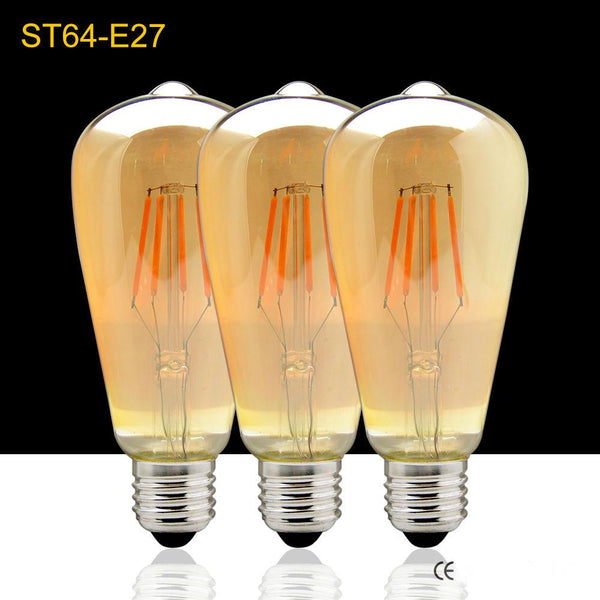 Frosted Glass Vintage Bulbs