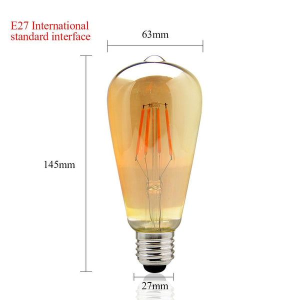 Frosted Glass Vintage Bulbs